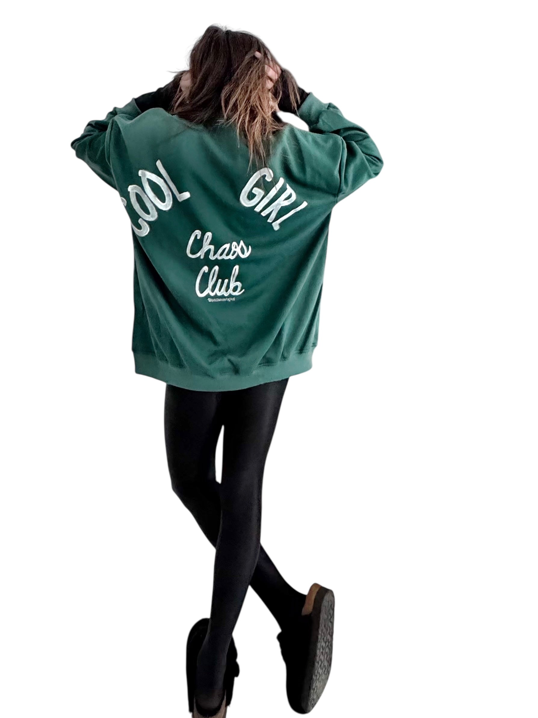 'Chaos Club' Painted Crewneck