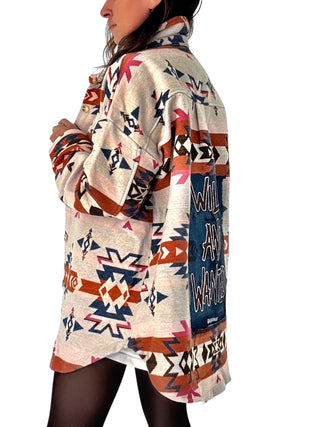 'Wild and Wanted' Aztec Shirt Jacket