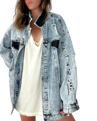 'Bikini Vibes' Denim Jacket
