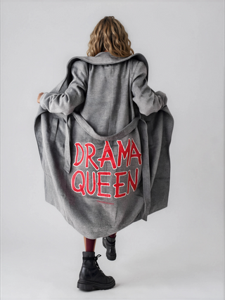 'Drama Queen' Wrap Coat