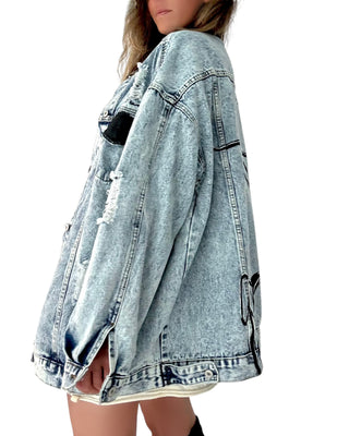 'Bikini Vibes' Denim Jacket