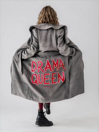 'Drama Queen' Wrap Coat