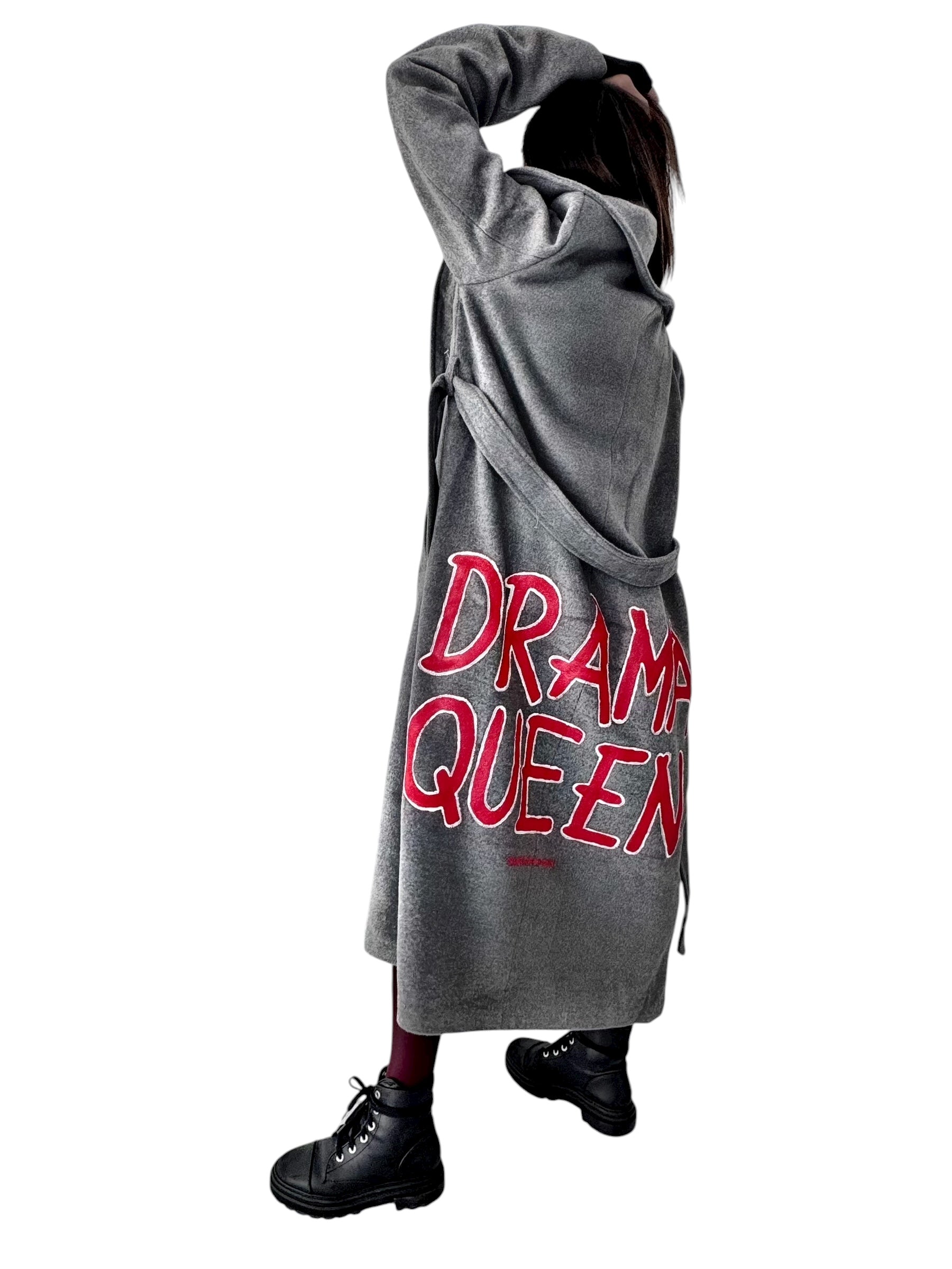 'Drama Queen' Wrap Coat