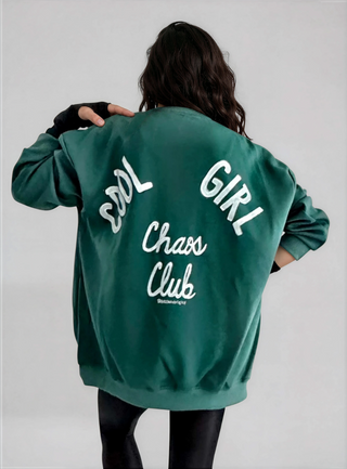 'Chaos Club' Painted Crewneck