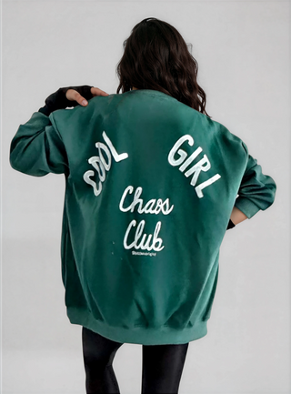 'Chaos Club' Painted Crewneck