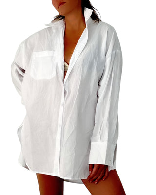 'Spritzed' Painted Button Down Shirt
