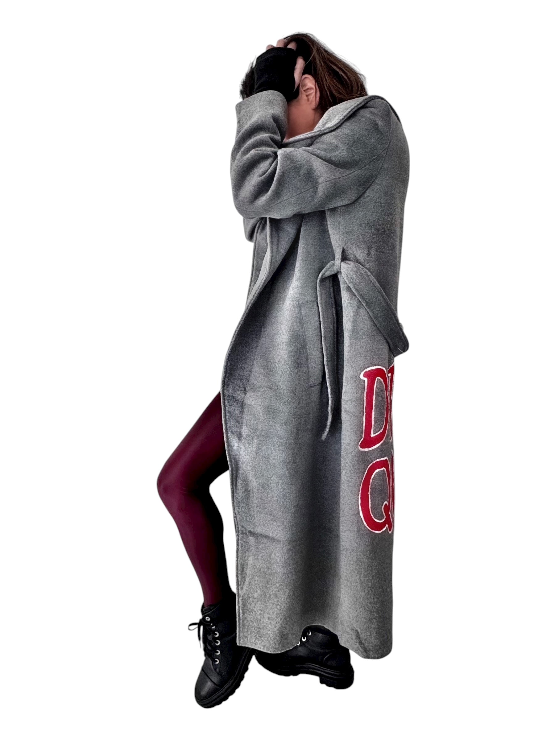 'Drama Queen' Wrap Coat