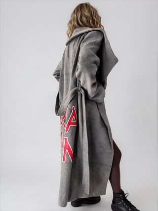 'Drama Queen' Wrap Coat