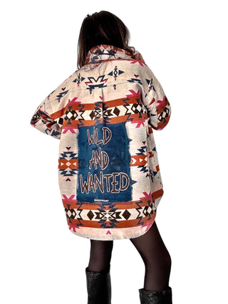 'Wild and Wanted' Aztec Shirt Jacket