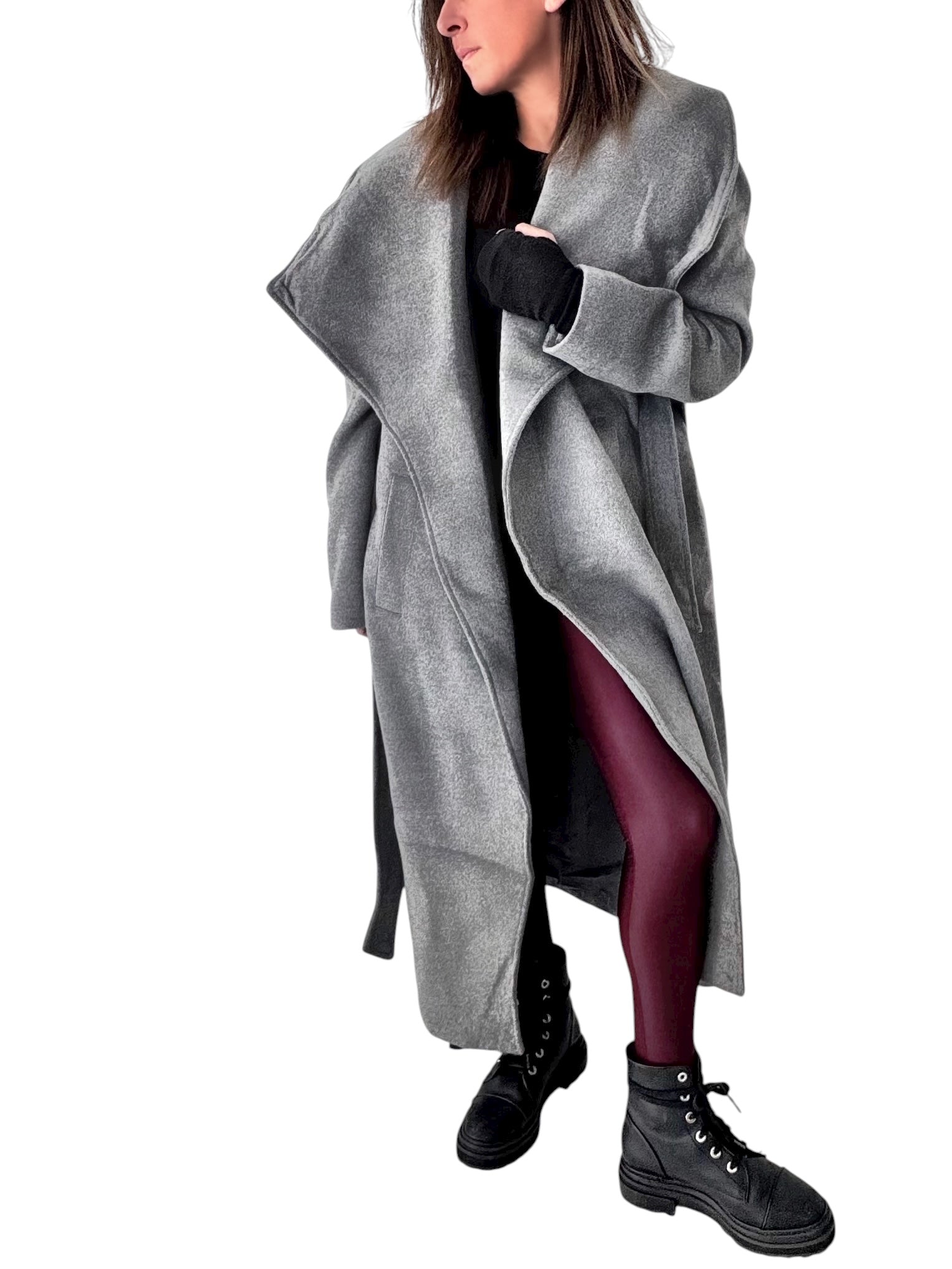 'Drama Queen' Wrap Coat