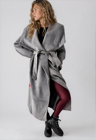 'Drama Queen' Wrap Coat