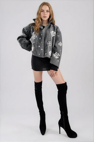 'Apres Vibes' Painted Coat