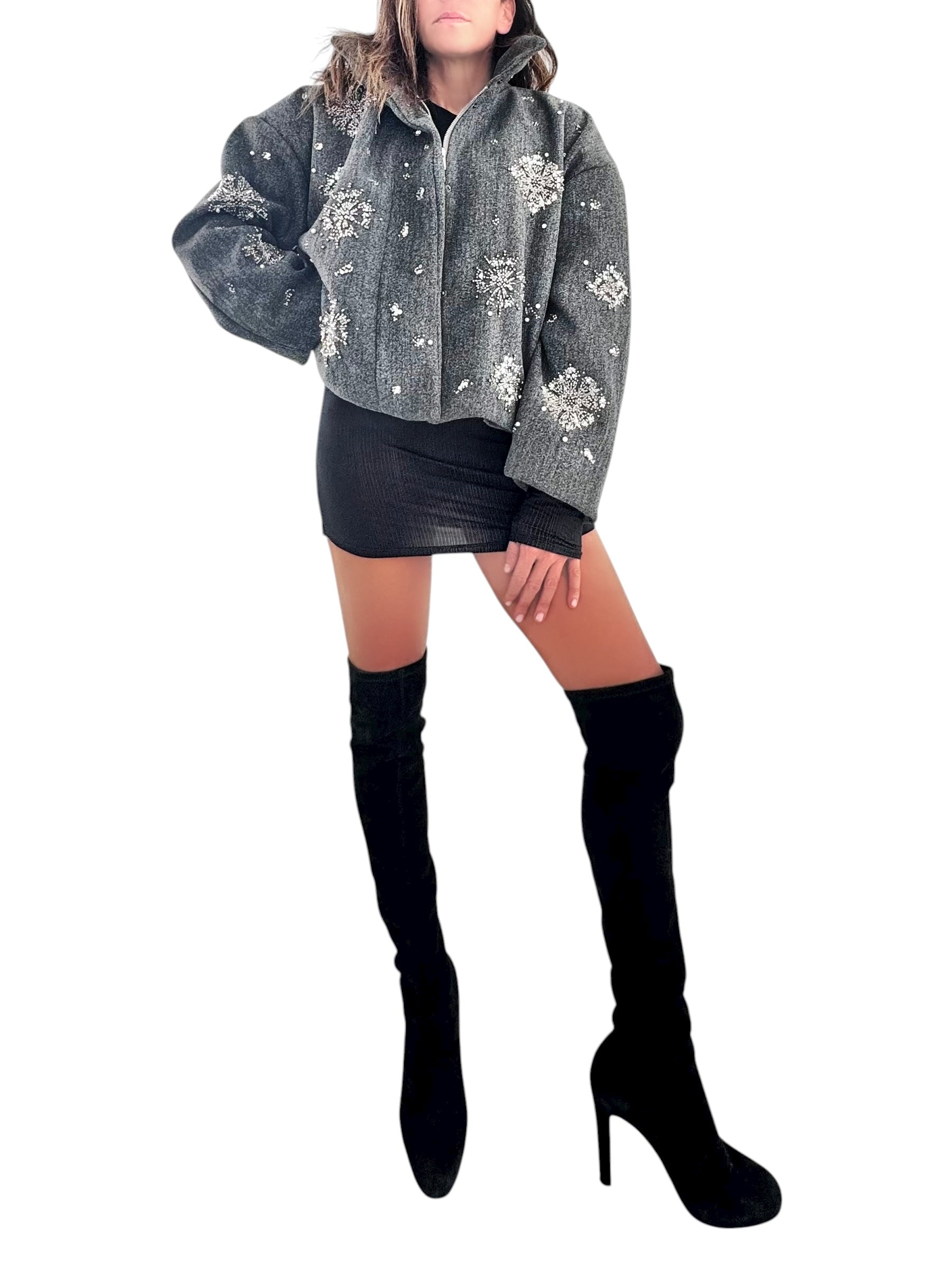 'Apres Vibes' Painted Coat