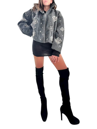 'Apres Vibes' Painted Coat