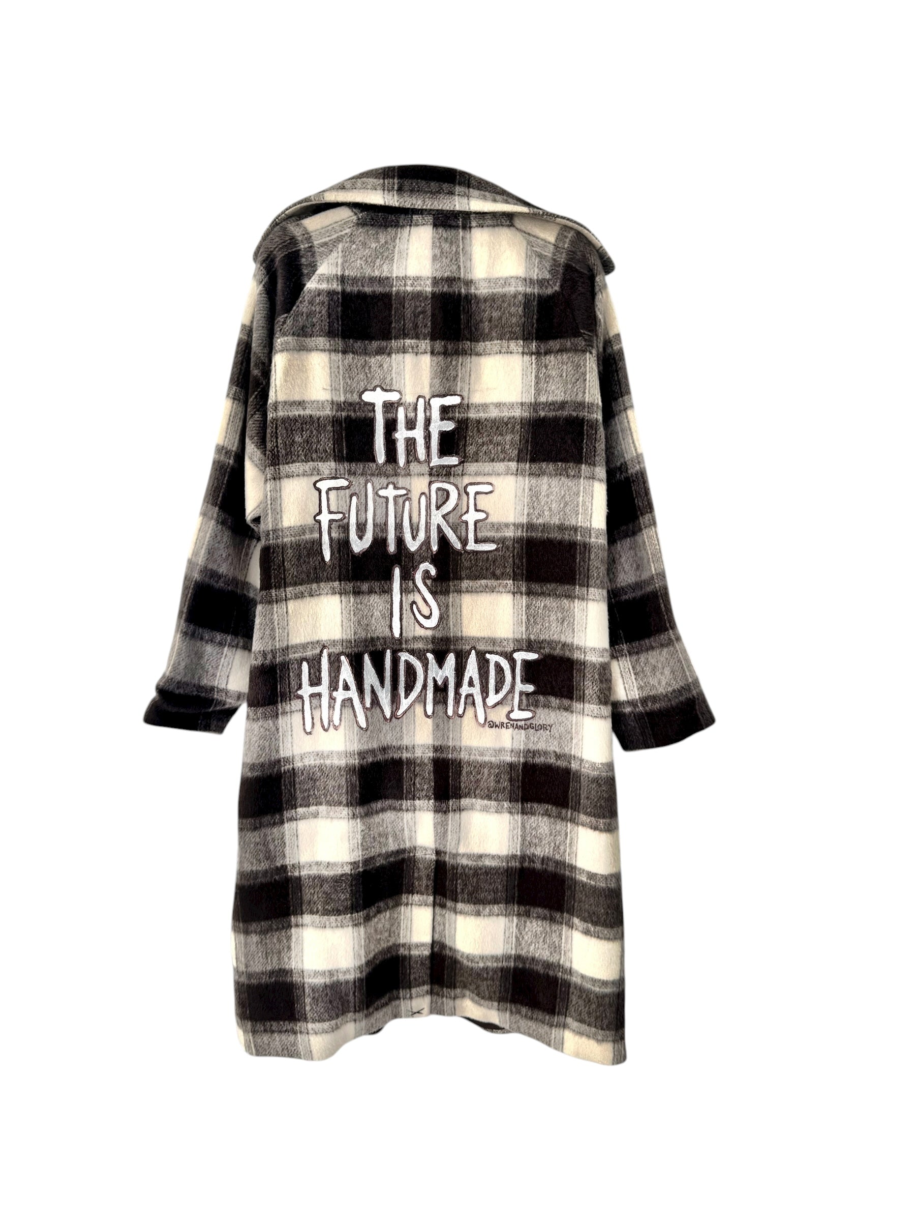 'Handmade' Painted Flannel Coat