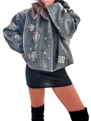 'Apres Vibes' Painted Coat