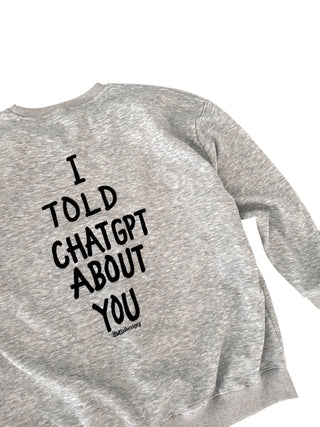 'ChatGPT' Painted Crewneck