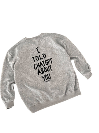 'ChatGPT' Painted Crewneck