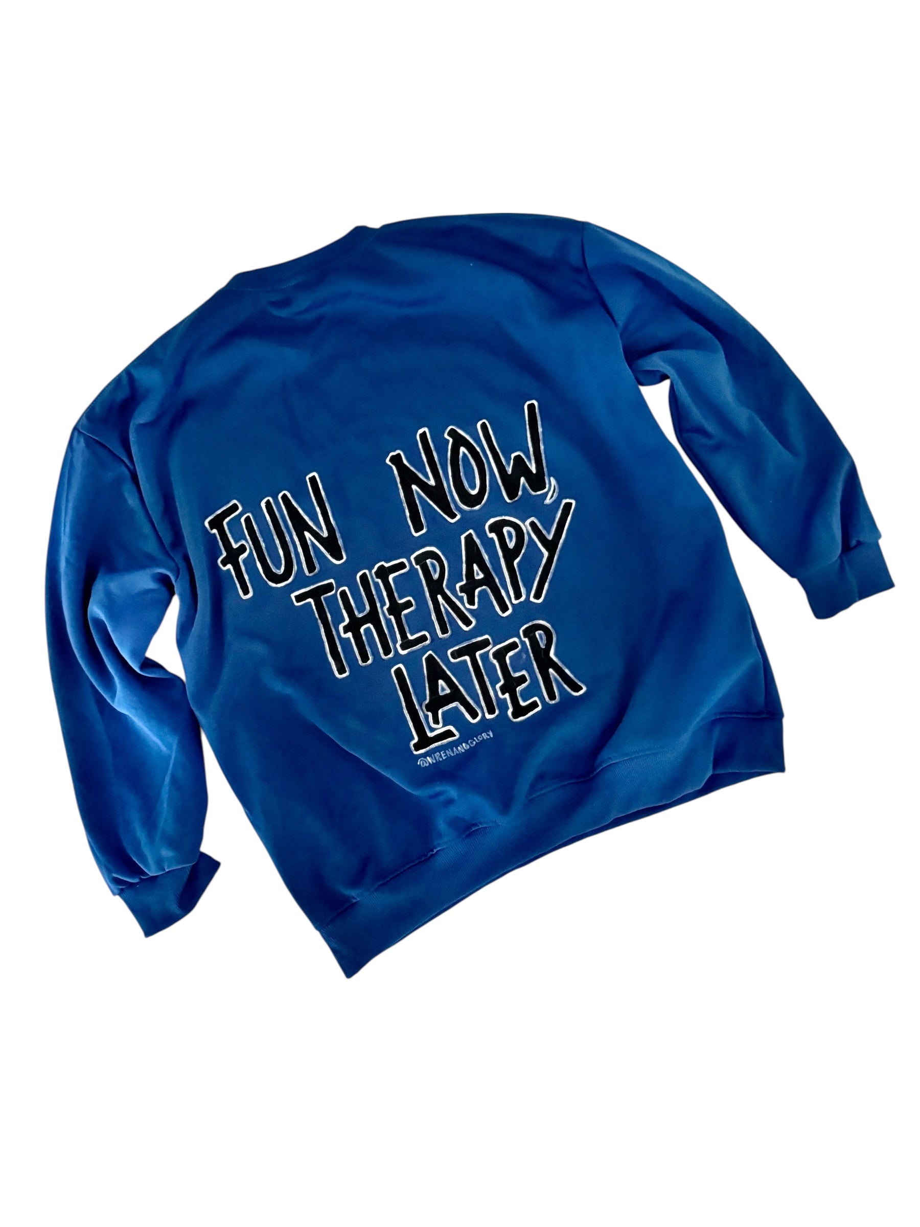 'Fun Time' Painted Crewneck