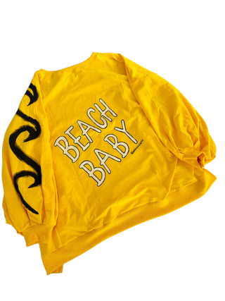 'Beach Baby' Painted Sweater