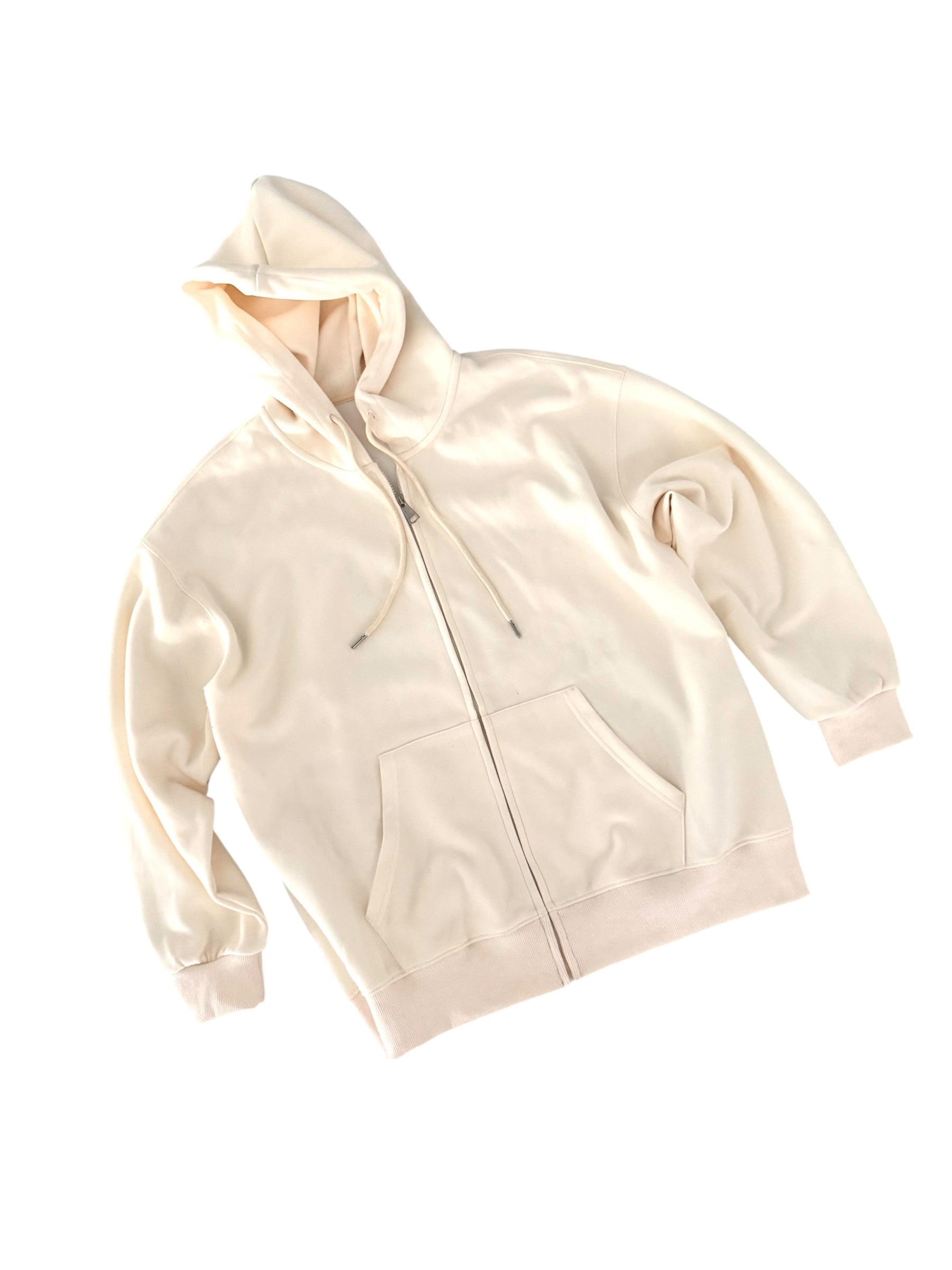 'Whats Happening' Painted Zip Up Hoodie