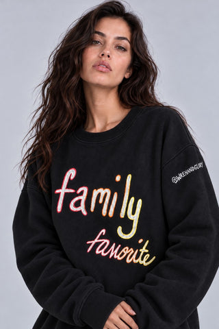 'Family Favorite' Painted Crerwneck
