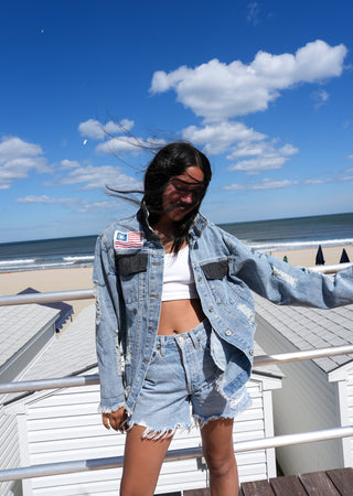 Jeep x W+G: Painted Denim Jacket!