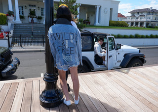 Jeep x W+G: Painted Denim Jacket!