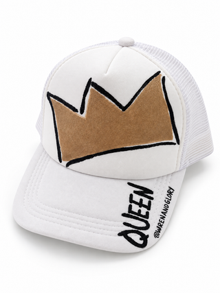 'Queen' Painted Hat