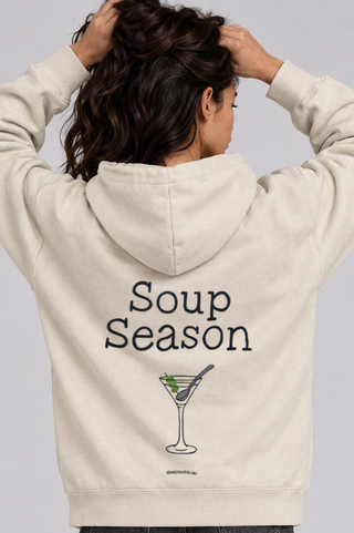 'Martini Season' Painted Hoodie