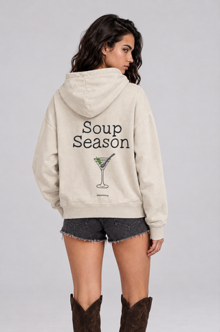 'Martini Season' Painted Hoodie