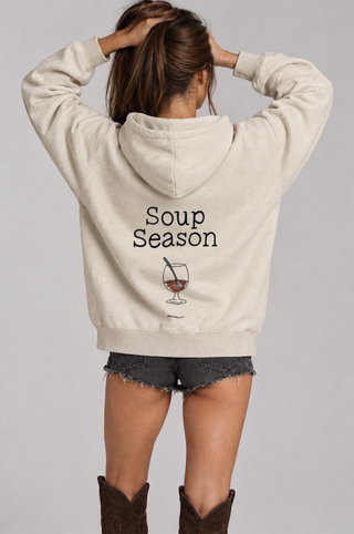 'Whisky Season' Painted Hoodie