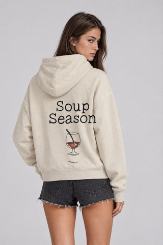 'Whisky Season' Painted Hoodie