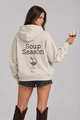 'Whisky Season' Painted Hoodie