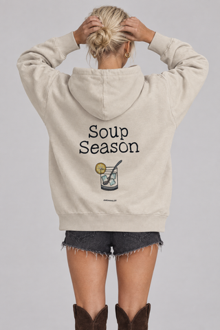 'On The Rocks' Painted Hoodie
