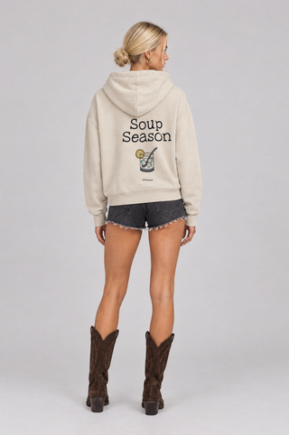 'On The Rocks' Painted Hoodie