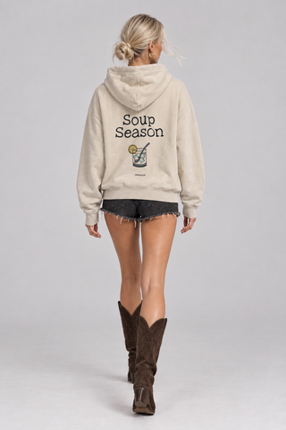'On The Rocks' Painted Hoodie