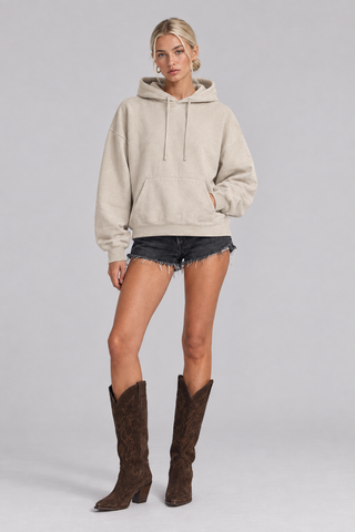 'On The Rocks' Painted Hoodie