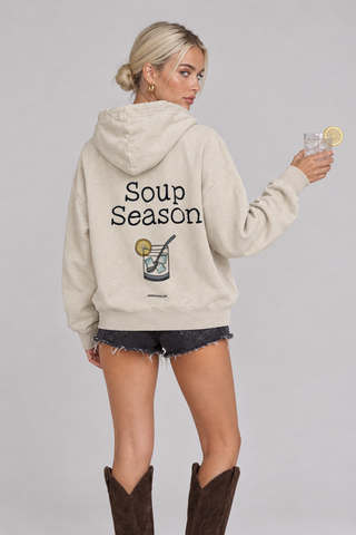 'On The Rocks' Painted Hoodie