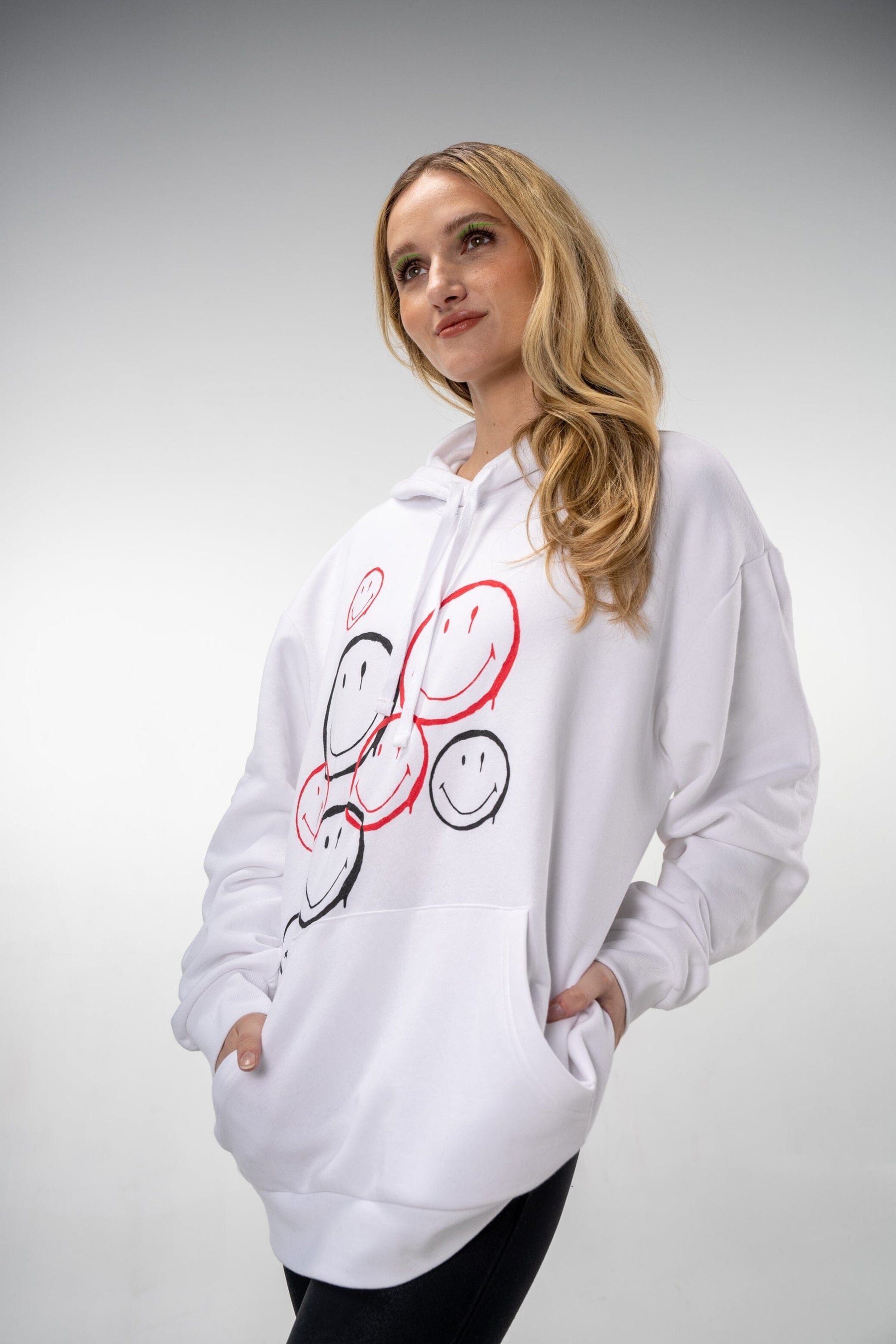 'The Smiley Hoodie' Painted Sweatshirt