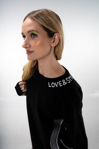 'The Smiley Crewneck' Painted Sweatshirt