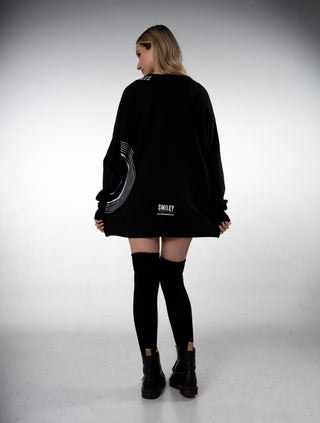 'The Smiley Crewneck' Painted Sweatshirt