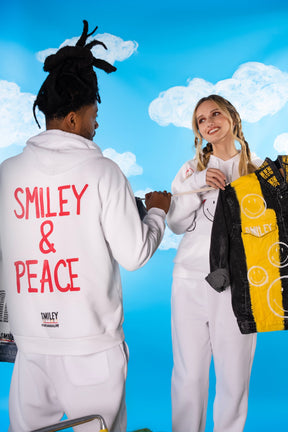 'The Smiley Hoodie' Painted Sweatshirt