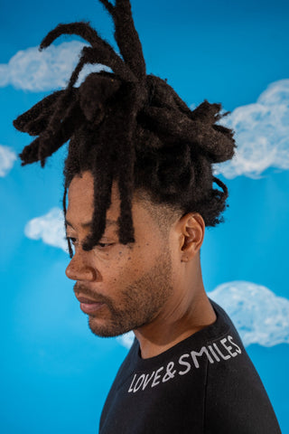 'The Smiley Crewneck' Painted Sweatshirt