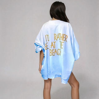 'BEACH TIME' PAINTED SWEATSHIRT