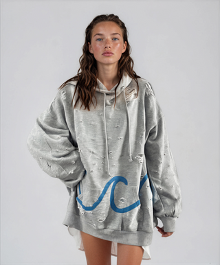 'Apres Sea' Painted Hoodie