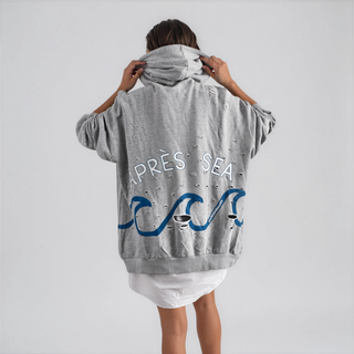 'Apres Sea' Painted Hoodie