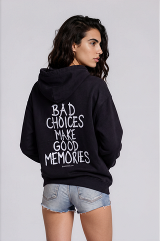 'BAD CHOICES' PAINTED SWEATSHIRT