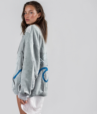 'Apres Sea' Painted Hoodie