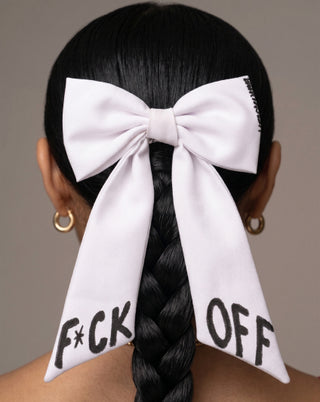 'F Off' Painted Barrette